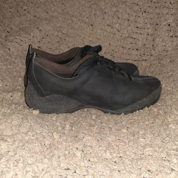 ROOTS CANADA-Black Nubuck Lace-Up Trail Sneakers-Sz 10-Excellent - Picture 4 of 7